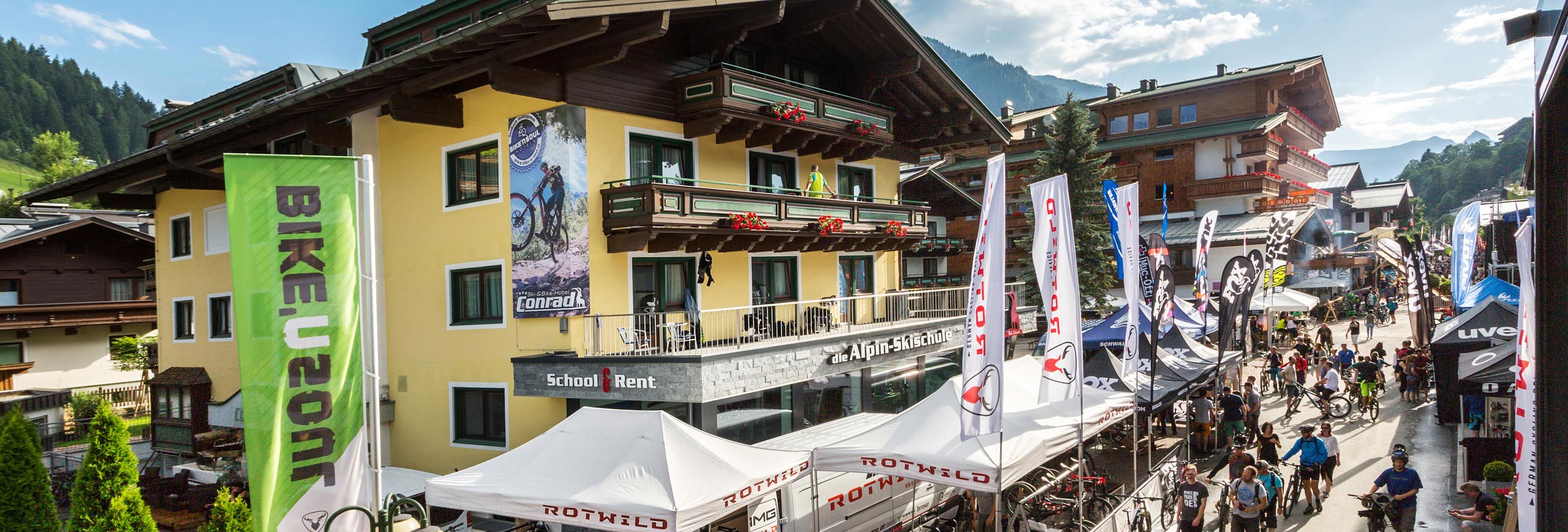 Bikehotel Conrad Saalbach Sommer